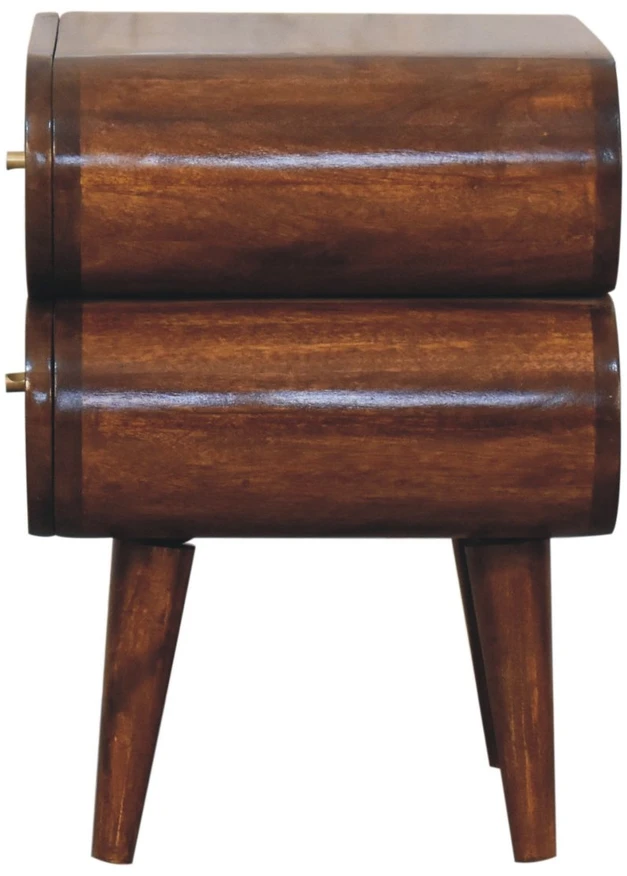 Artisan Furniture Riešutmedžio atspalvio naktinis staliukas, 45 cm