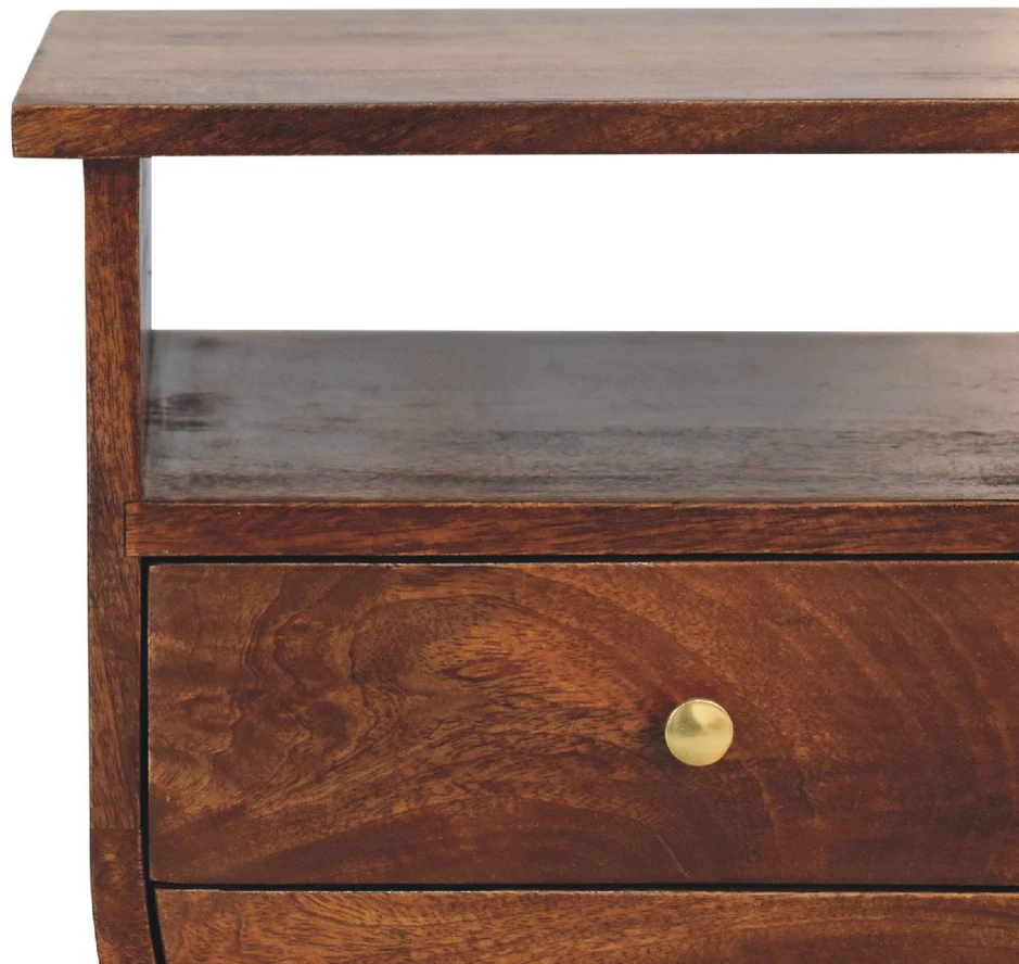 Artisan Furniture Riešutmedžio atspalvio naktinis staliukas, 40 cm