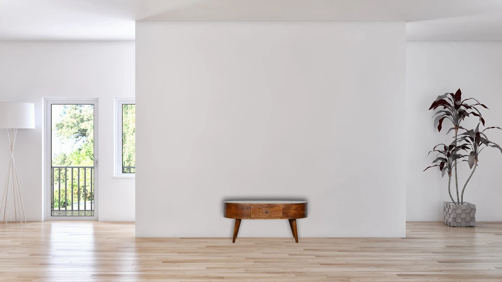 Artisan Furniture Riešutmedžio atspalvio komoda, 85 cm