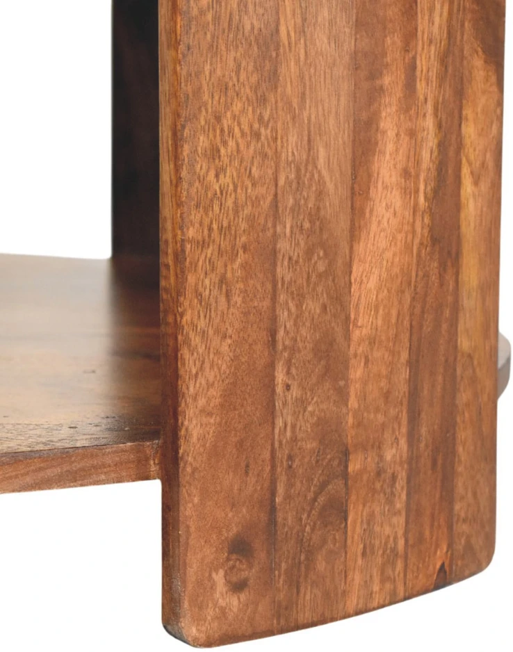 Artisan Furniture Savoy Leather mango medienos kavos staliukas