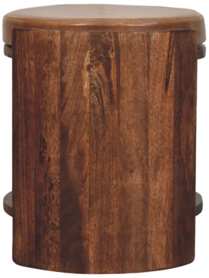 Artisan Furniture Savoy Leather mango medienos taburetė