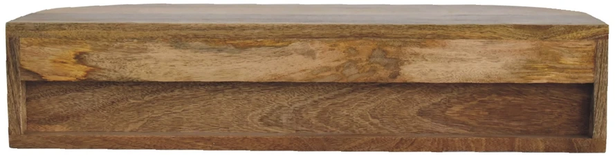 Artisan Furniture Sieninis Ariella mango medienos konsolinis staliukas su lentyna, ąžuolo atspalvio