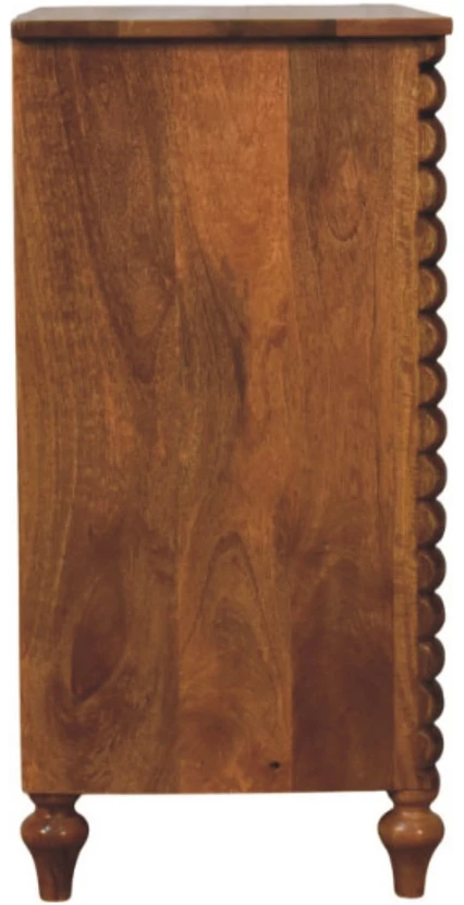 Artisan Furniture Spindle -Drawer mango medienos komoda su 3 stalčiais