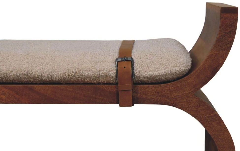 Artisan Furniture Stirrup Curve lenktų formų suoliukas