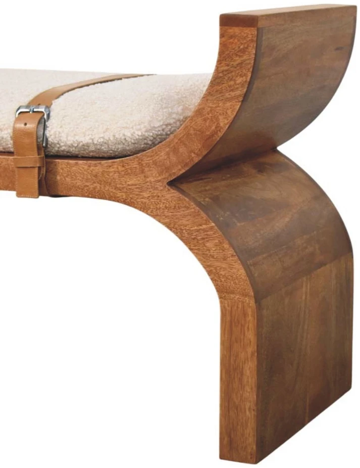 Artisan Furniture Stirrup Curve lenktų formų suoliukas