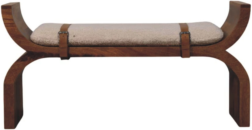 Artisan Furniture Stirrup Curve lenktų formų suoliukas
