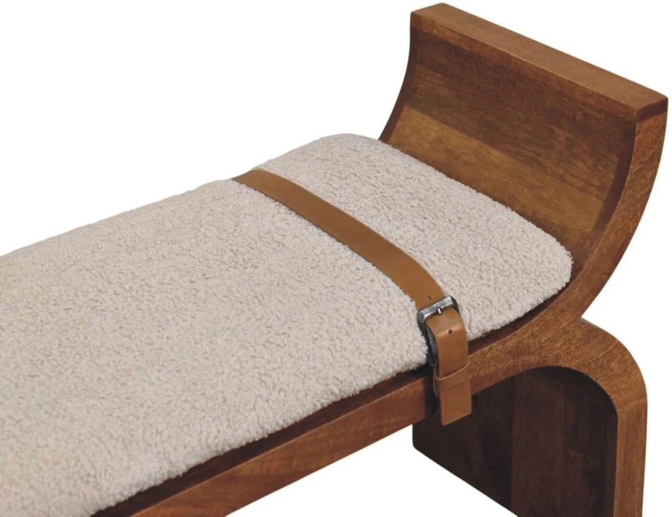Artisan Furniture Stirrup Curve lenktų formų suoliukas