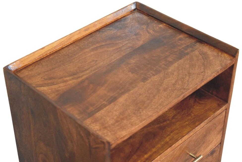 Artisan Furniture Valenza mango medienos naktinis staliukas