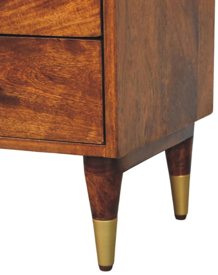 Artisan Furniture Valenza mango medienos naktinis staliukas