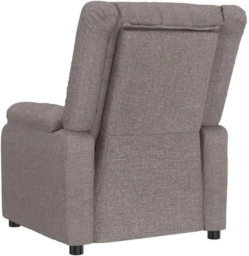 Fotelis Atlošiamas krėslas, taupe spalvos, audinys