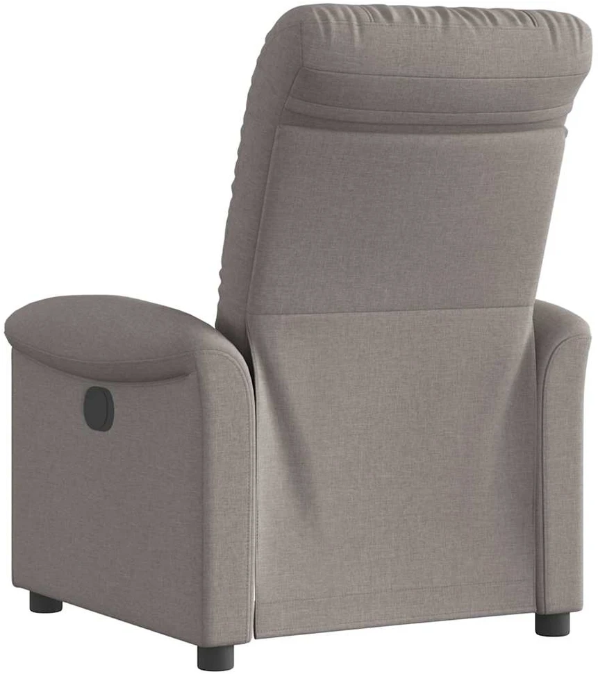 Fotelis Atlošiamas krėslas, taupe spalvos, audinys