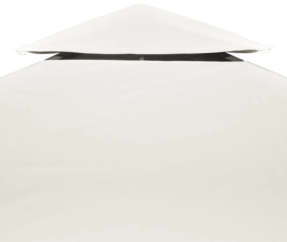 Atsarginis pavėsinės uždangalas, 310g/m², kreminė balta, 3x3m