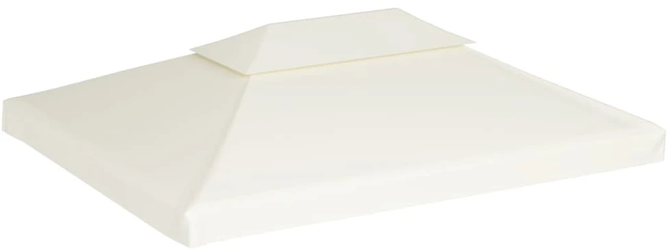 Atsarginis pavėsinės uždangalas, kreminė balta, 310g/m², 3x4m