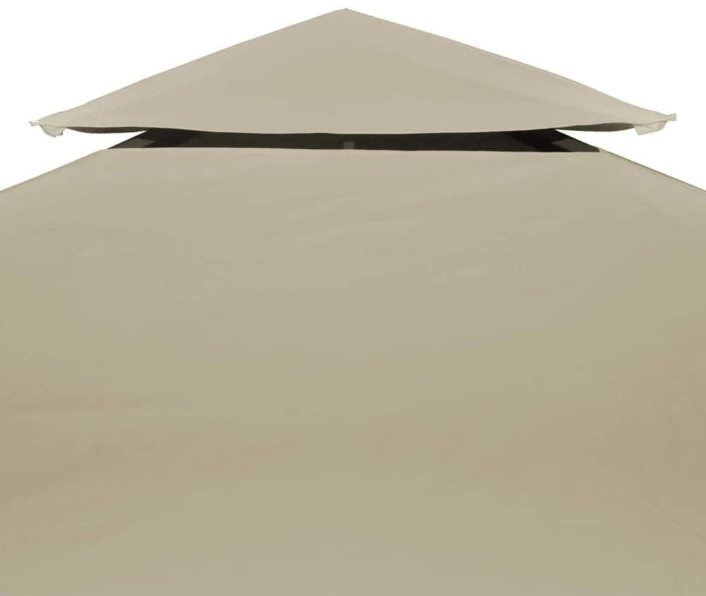 Atsarginis pavėsinės uždangalas, smėlio, 310g/m², 3x4m