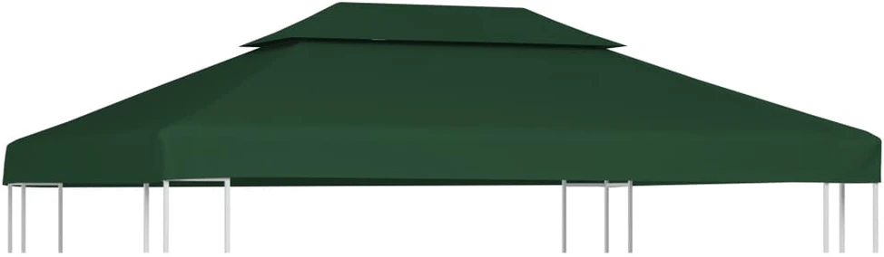 Atsarginis pavėsinės uždangalas, žalias, 310g/m², 3x4m