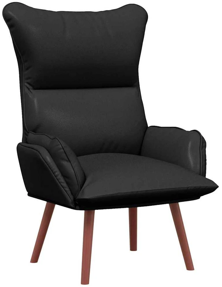 Fotelis krėslas Juoda 69 x 74 x 93 cm Dirbtinė Oda