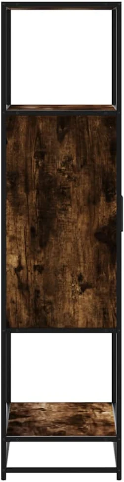 Highboard rūkytas ąžuolas 68x35x139 cm Mediena ir metalas