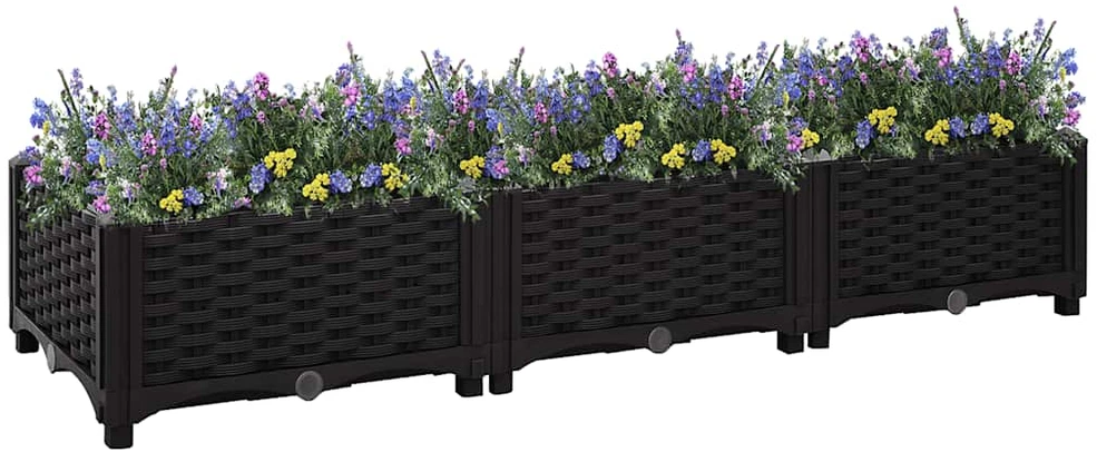 Aukštas lovelis, 120x40x23cm, polipropilenas