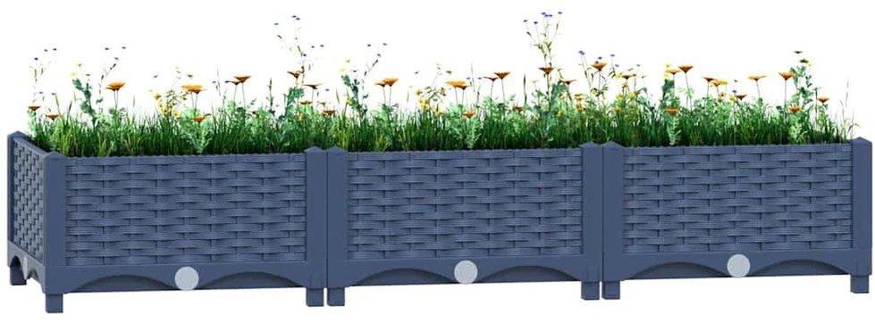 Aukštas lovelis, 120x40x23cm, polipropilenas