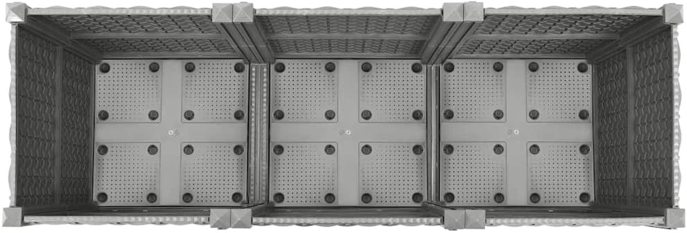 Aukštas lovelis, 120x40x38 cm, polipropilenas