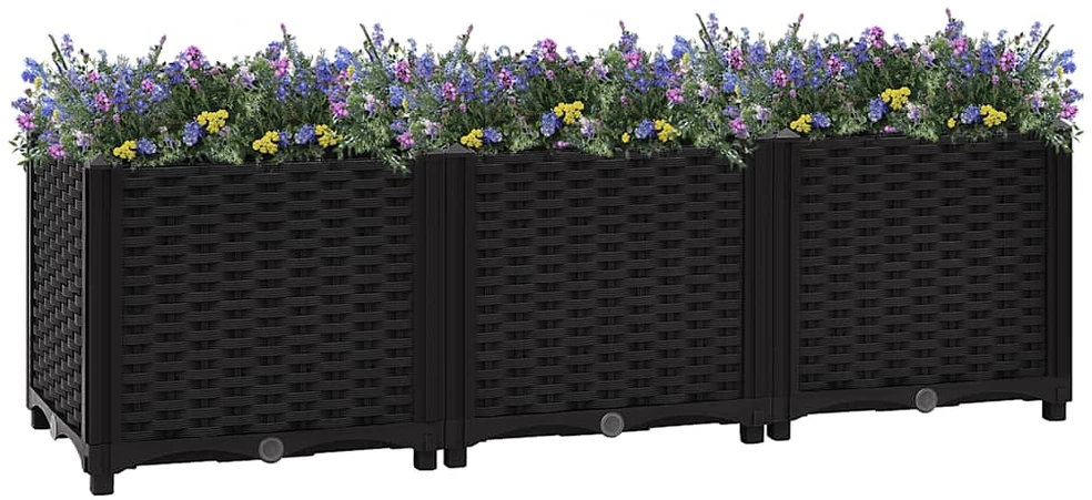 Aukštas lovelis, 120x40x38cm, polipropilenas