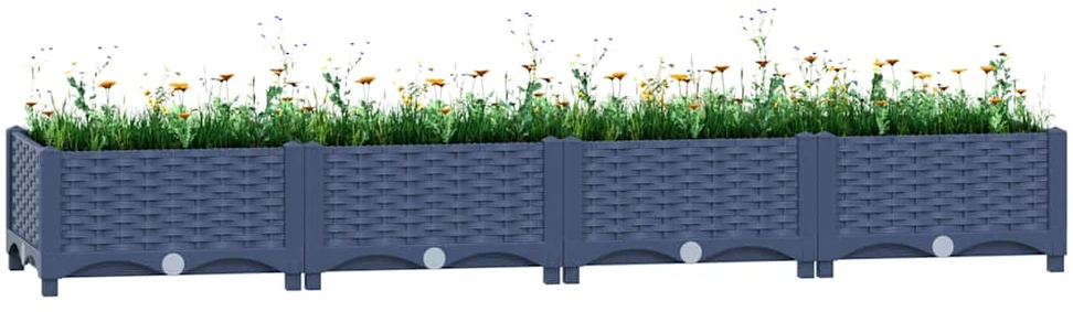 Aukštas lovelis, 160x40x23cm, polipropilenas