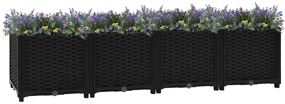Aukštas lovelis, 160x40x38cm, polipropilenas