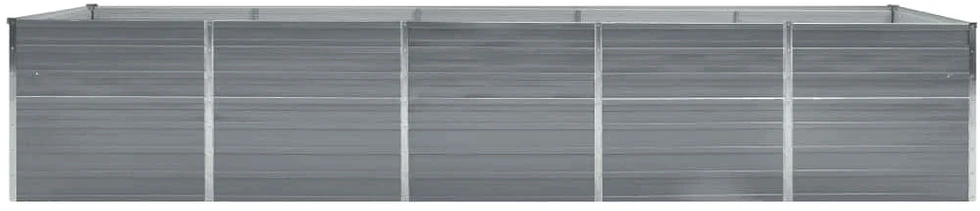Aukštas lovelis, pilkas, 400x80x45cm, galvanizuotas plienas