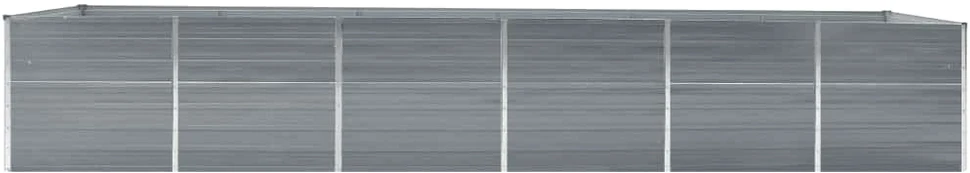 Aukštas lovelis, pilkas, 480x80x77cm, galvanizuotas plienas