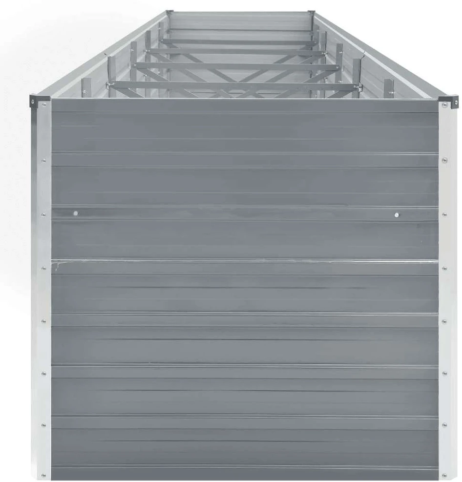 Aukštas lovelis, pilkas, 480x80x77cm, galvanizuotas plienas