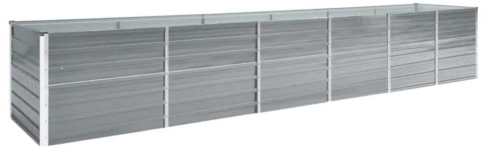 Aukštas lovelis, pilkas, 480x80x77cm, galvanizuotas plienas