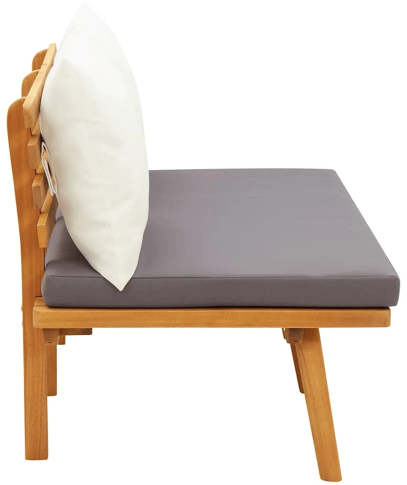 Aukštas sodo lovelis, antracito, 440x80x36cm, plienas