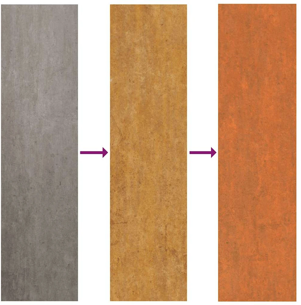 Aukštas sodo lovelis, rūdžių, 100x40x77cm, Corten plienas