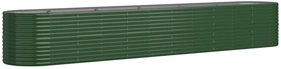 Aukštas sodo lovelis, žalias, 296x80x36cm, plienas