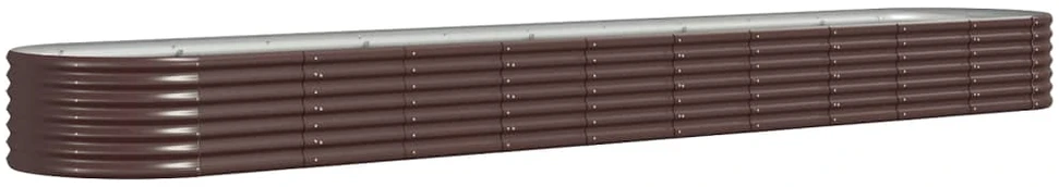 Aukštas sodo lovelis, žalias, 368x80x68cm, plienas