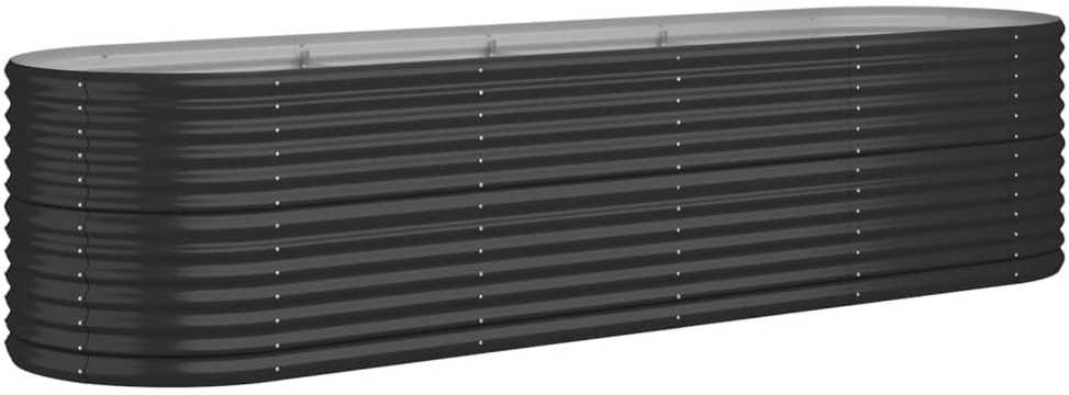 Aukštas sodo lovelis, žalias, 440x80x68cm, plienas