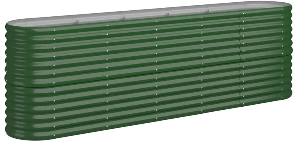 Aukštas sodo lovelis, žalias, 512x80x36cm, plienas