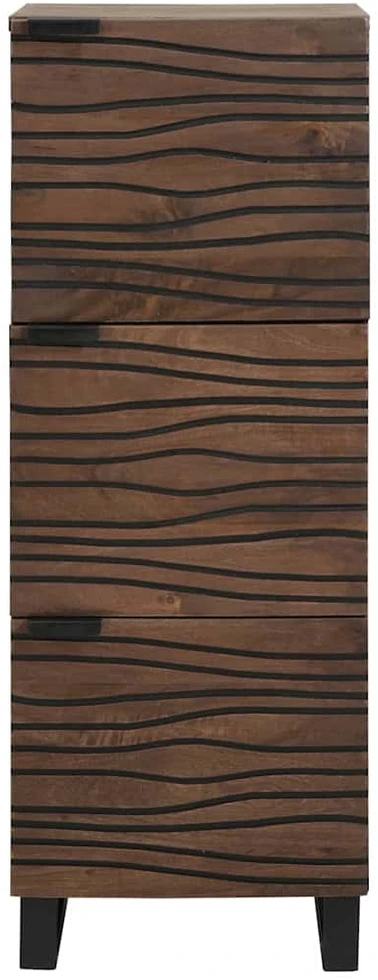 Aukšta Spintelė Ruda 40 x 33 x 110 cm mango medienos masyvas