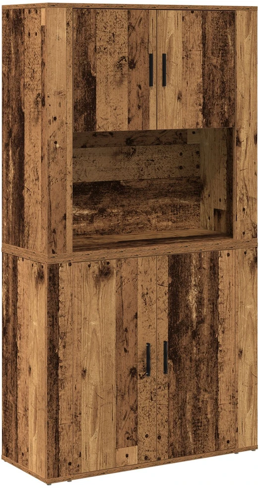 Aukštas spintelė Senas medis 80 x 33 x 150 cm Apdirbta mediena
