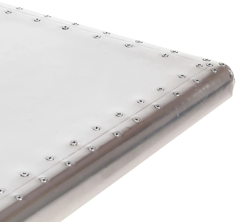 Aviator rašomasis stalas, sidabrinės sp., 112x50x76cm, metalas