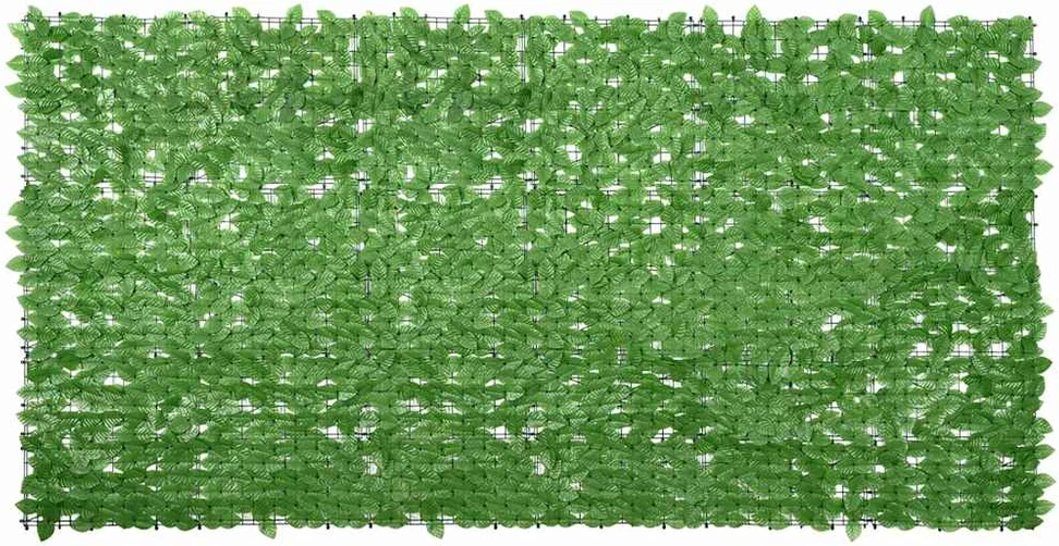 Balkono pertvara, 300x150cm, su žaliais lapais