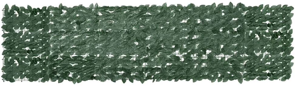 Balkono pertvara, 300x75cm, su tamsiai žaliais lapais