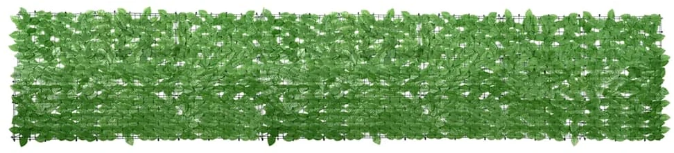 Balkono pertvara, 400x75cm, su žaliais lapais