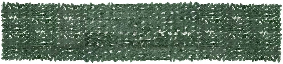 Balkono pertvara, 500x100cm, su tamsiai žaliais lapais