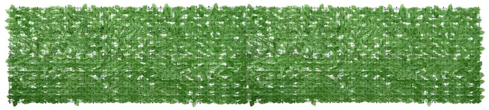 Balkono pertvara, 500x100cm, su žaliais lapais