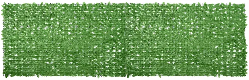 Balkono pertvara, 500x150cm, su žaliais lapais