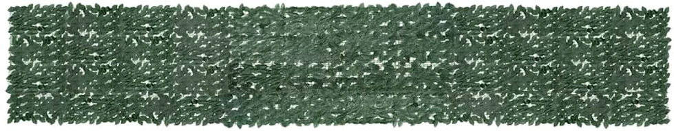 Balkono pertvara, 600x100cm, su tamsiai žaliais lapais