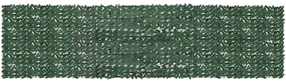 Balkono pertvara, 600x150cm, su tamsiai žaliais lapais