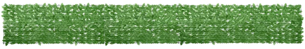 Balkono pertvara, 600x75cm, su žaliais lapais