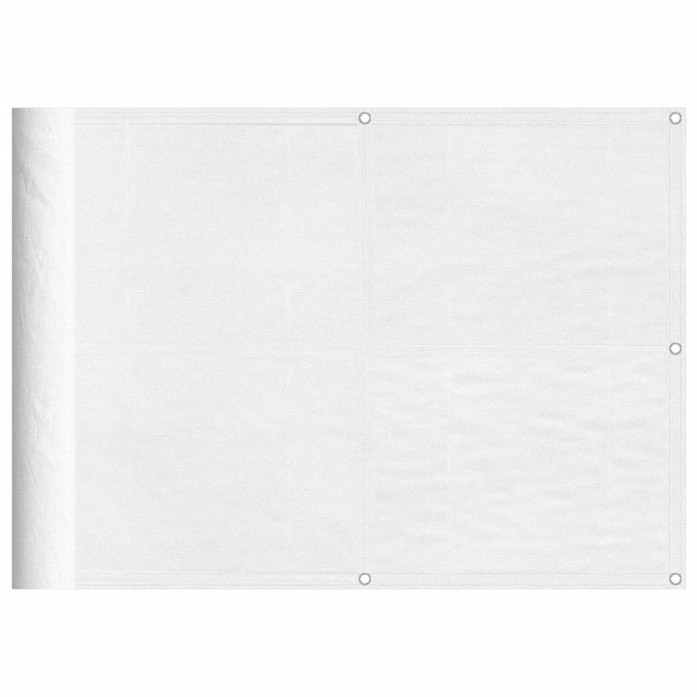 Balkono pertvara, balta, 75x1000cm, 100% oksfordo poliesteris